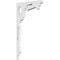 Ekena Millwork Cena Architectural Grade PVC Bracket, 5/8"W X 7 1/2"D X 13"H BKTP01X07X13CE - alternate 1